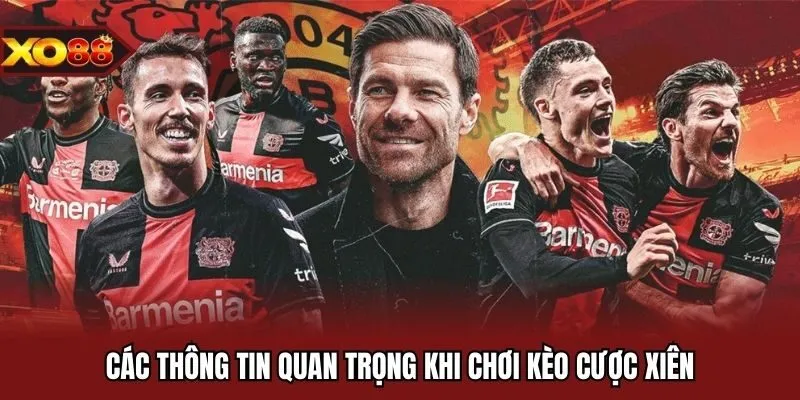 Các thông tin quan trọng khi chơi kèo cược xiên