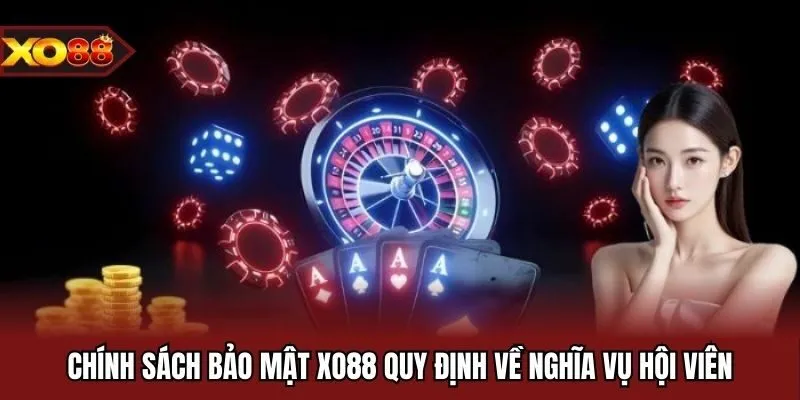 Chính sách bảo mật XO88 quy định về nghĩa vụ hội viên